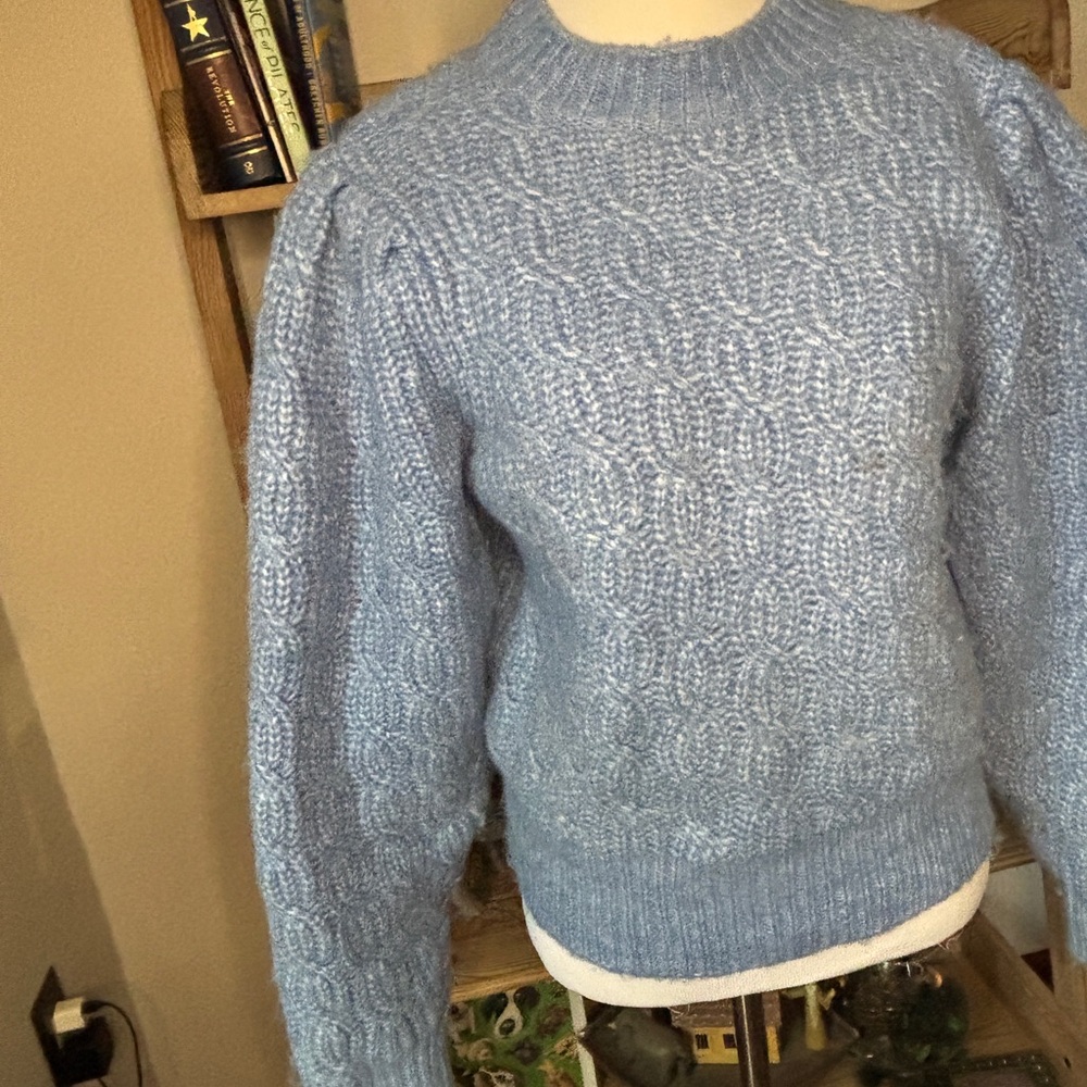 Mango Light Blue Sweater - Picture 5 of 6